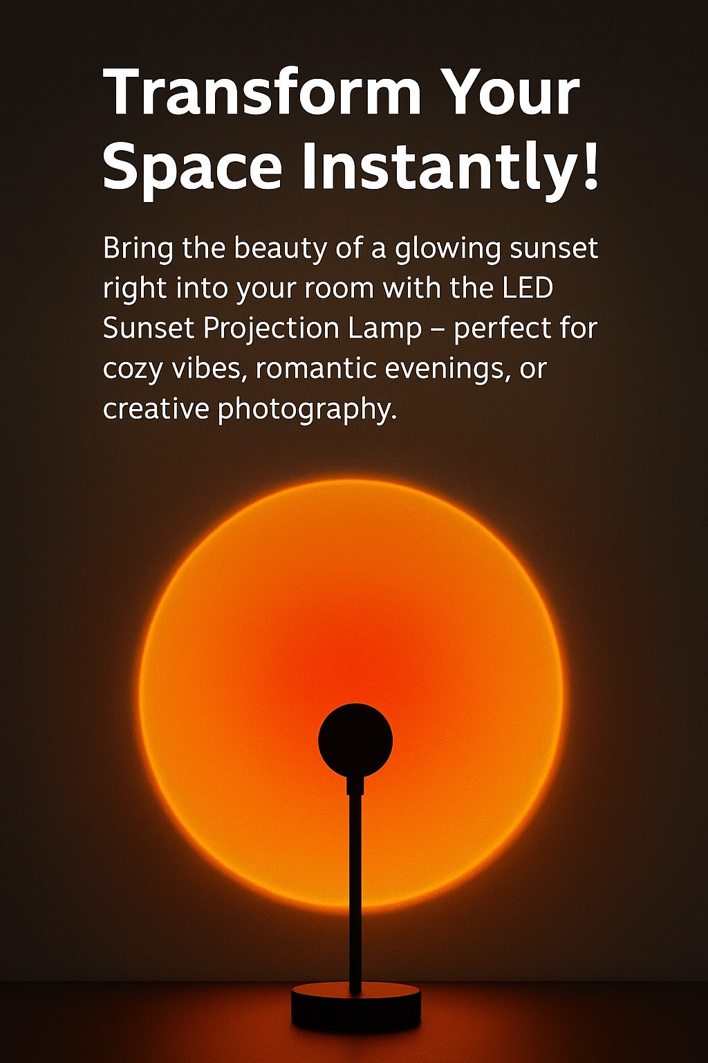 Sunset Lamp Projector- Mood and Home Decor Light