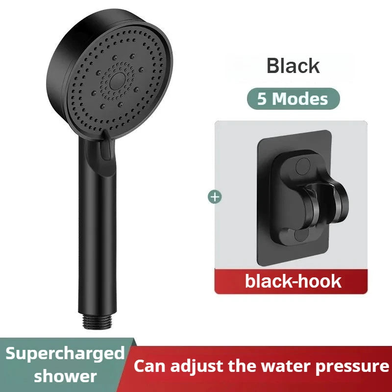 High-Pressure 5 Modes Shower Head- SPA Experience at Home