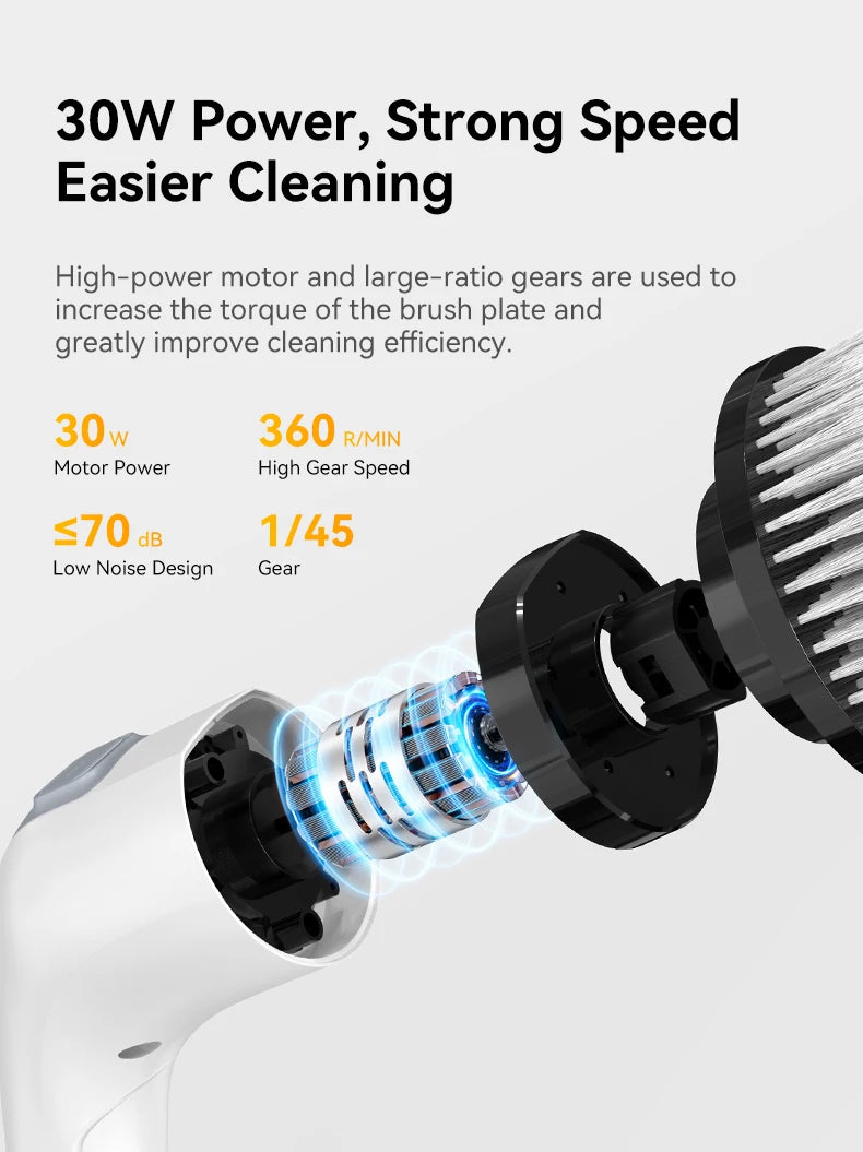 Electric Cleaning Brush - Cordless 7-in-1 Scrubber