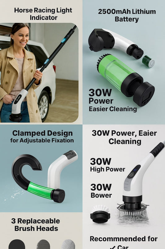 Electric Cleaning Brush - Cordless 7-in-1 Scrubber