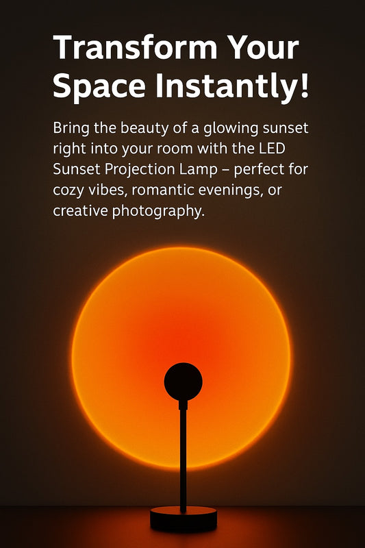 Sunset Lamp Projector- Mood and Home Decor Light
