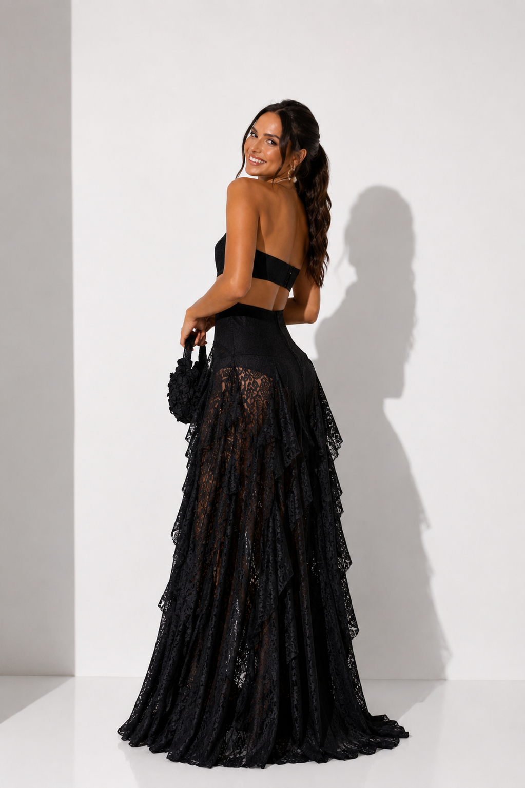 NOIR Étoile Lace Gown