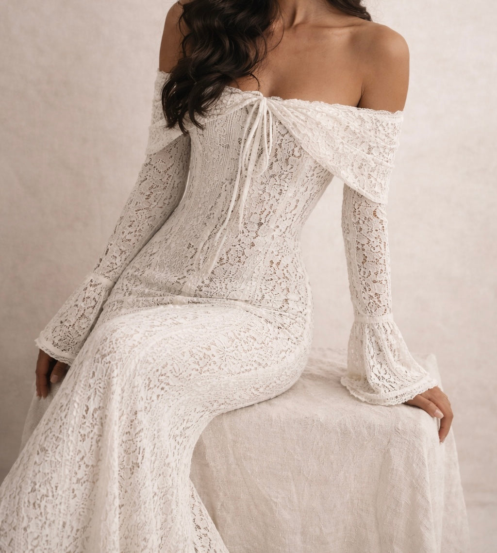 LISSE Lace Couture Maxi Dress