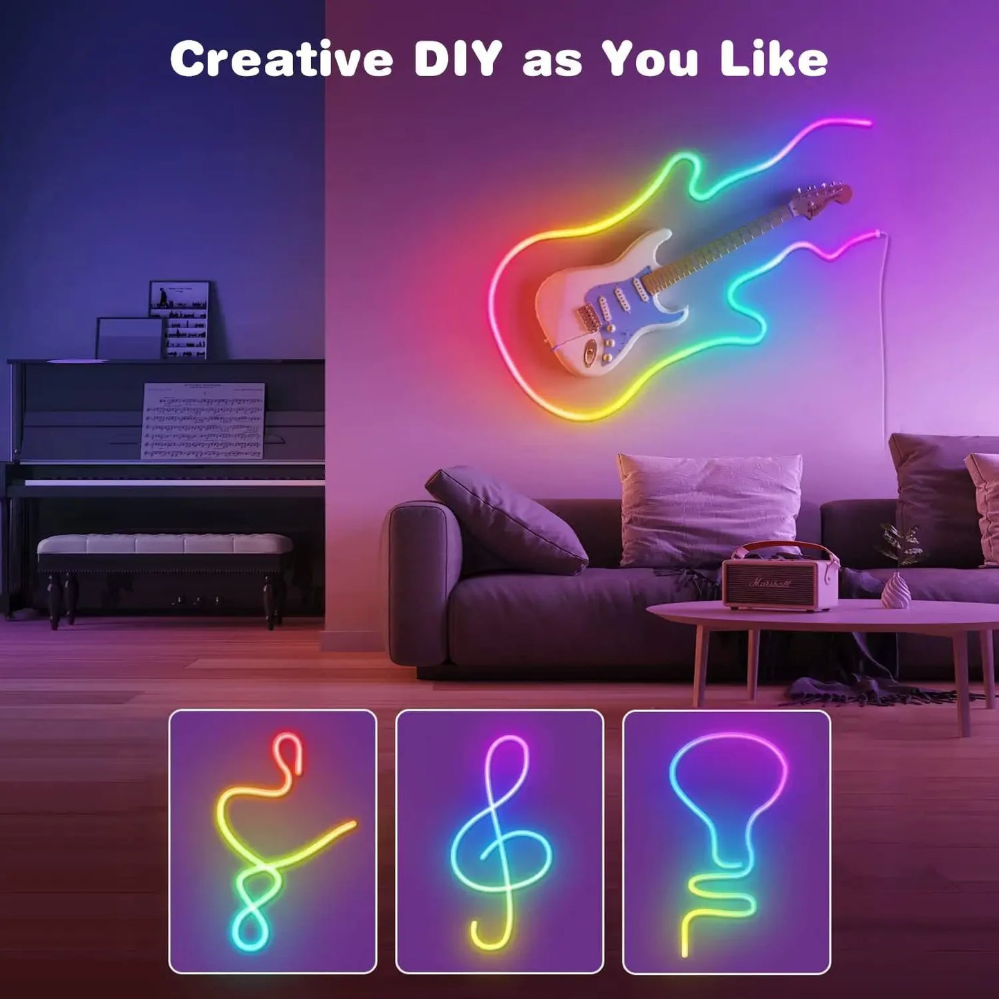 RGBIC Neon LED Strip Lights - Smart APP Control