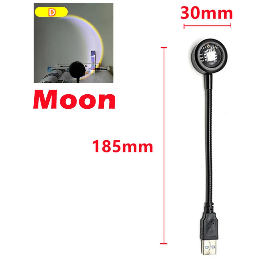 Sunset Lamp Projector- Mood and Home Decor Light