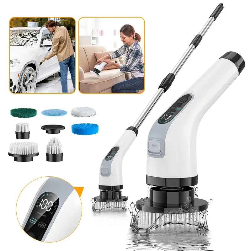 Electric Cleaning Brush - Cordless 7-in-1 Scrubber