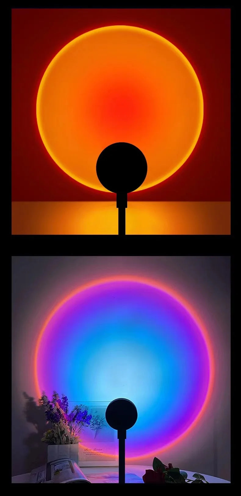 Sunset Lamp Projector- Mood and Home Decor Light